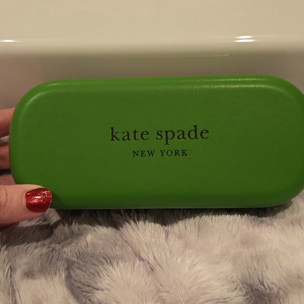 Kate Spade Maryam Gold and Black Oversized Sunglasses Brand New in Case - Picture 11 of 14